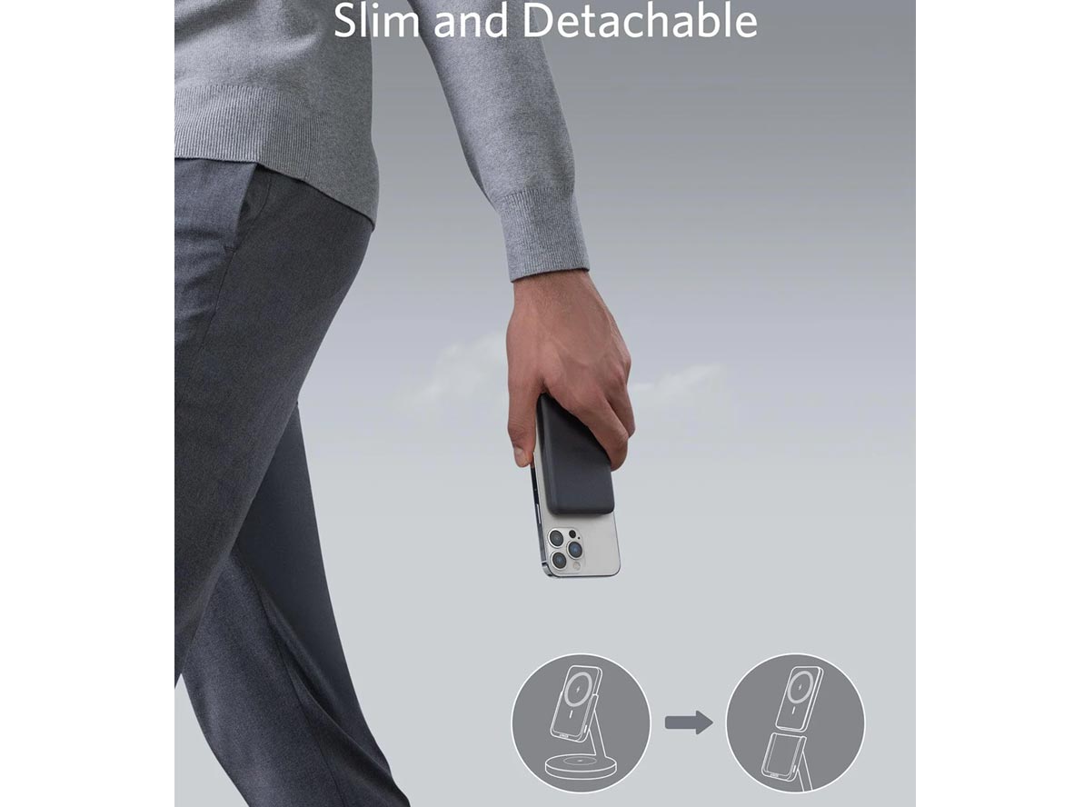 Anker 633 Magnetic Wireless Charger (MagGo) 5K - Black - Zayoom