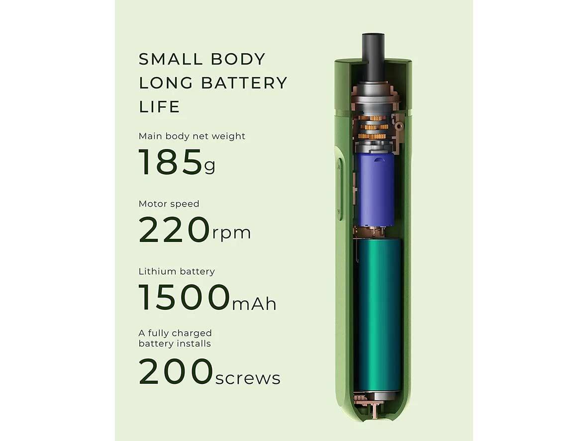 HOTO Li-ion Screwdriver - Lite Green - Zayoom