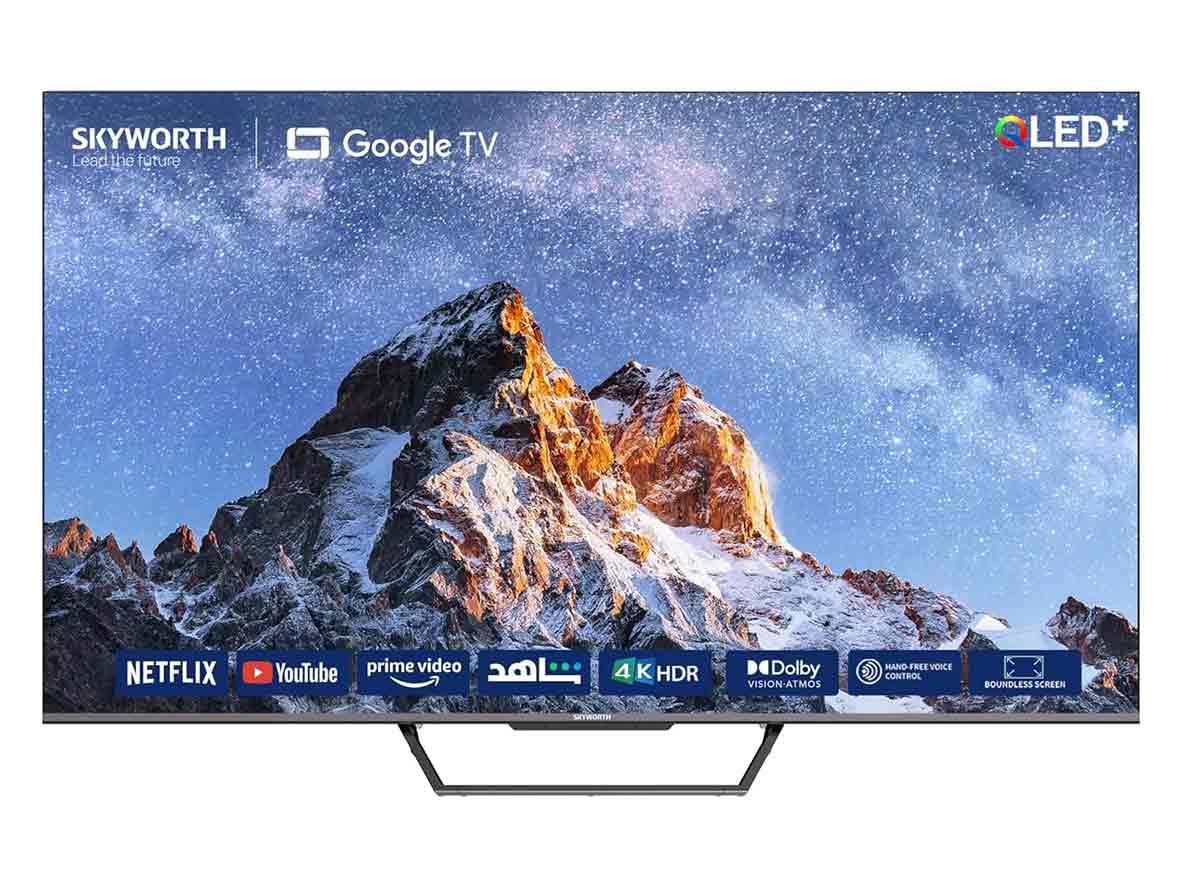 Skyworth 55 Inch QLED 4K Ultra HD Smart Android TV HDR10 Dolby Vision Chromecast Built-In with Google Assistant - Zayoom