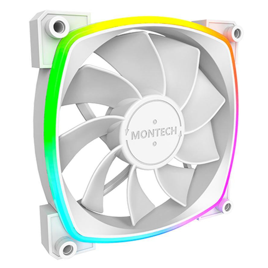 Montech RX120 PWM- PC Fan - White - Zayoom