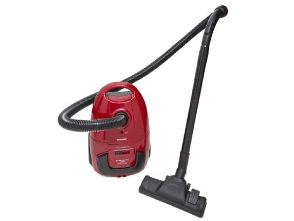 Sharp Canister Vacuum Cleaner 1600W - Red - Zayoom