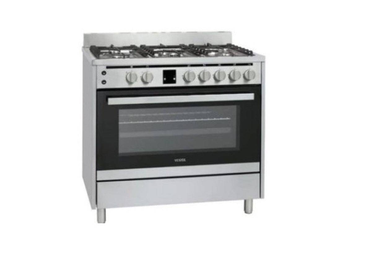 Vestel 90x60cm 5 Burner Gas Cooker 94L - Zayoom