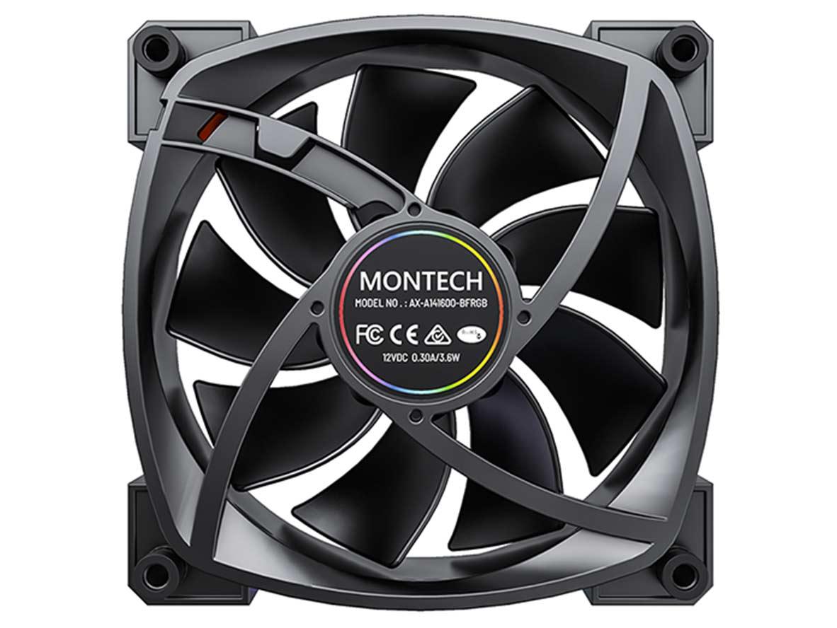 Montech AX140 PWM- PC Fan - Black - Zayoom
