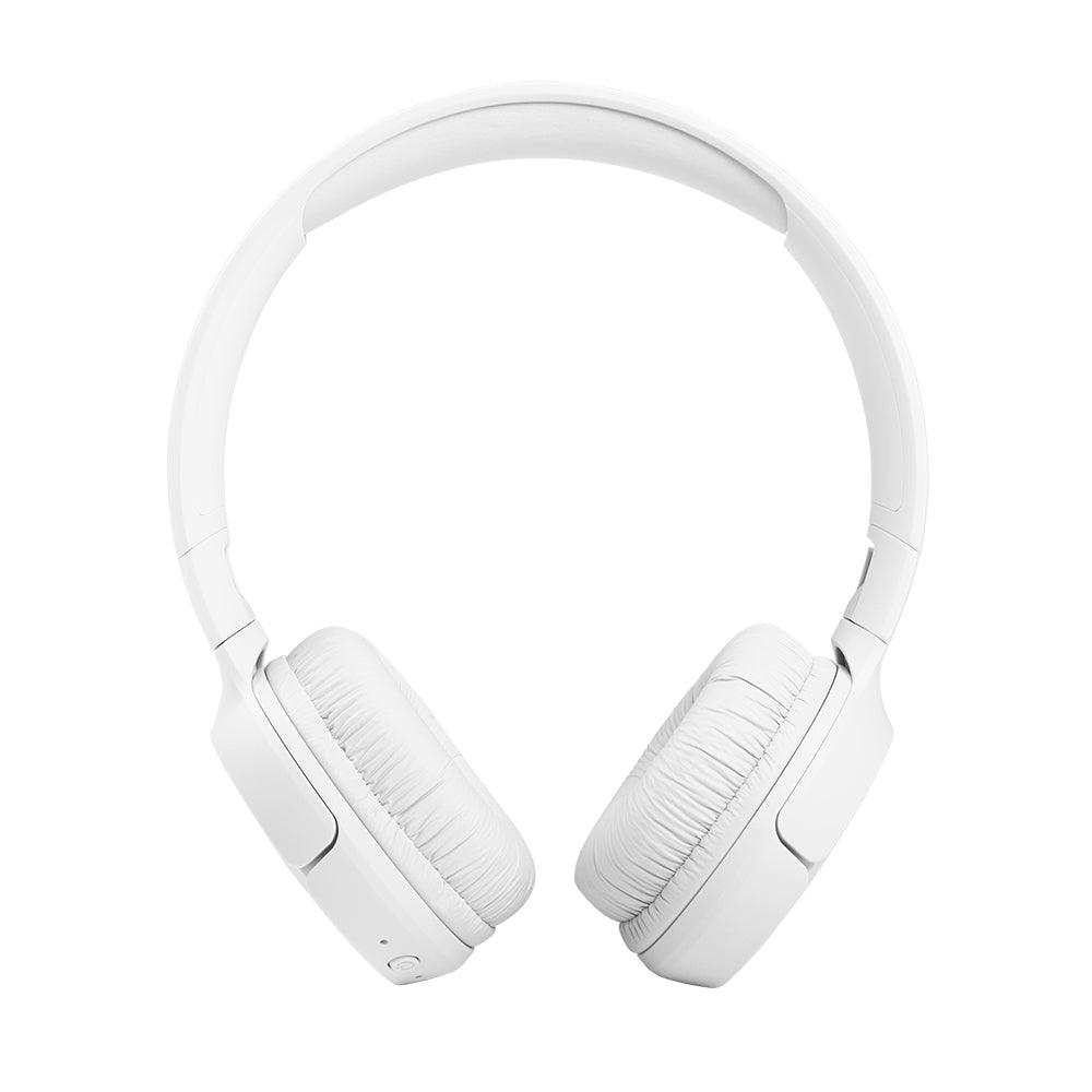 JBL Tune 570BT Pure Bass Wireless Over-Ear Headphones - White - Zayoom