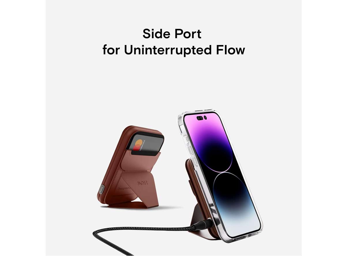 MOFT Power Bank MagSafe & Stand Set - Brown - Zayoom