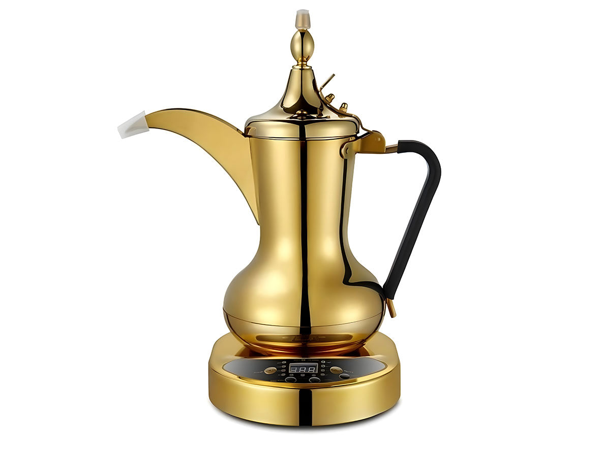 Orca Dallah Arabian Coffee Maker 1 Liter 1000W - Golden - Zayoom