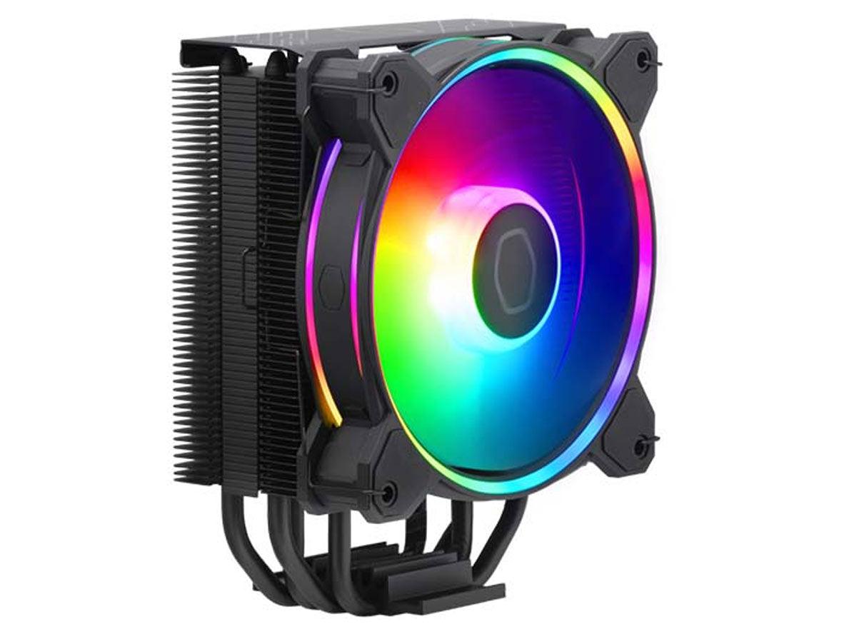 Cooler Master Hyper 212 Halo ARGB CPU Air Cooler - Black - Zayoom
