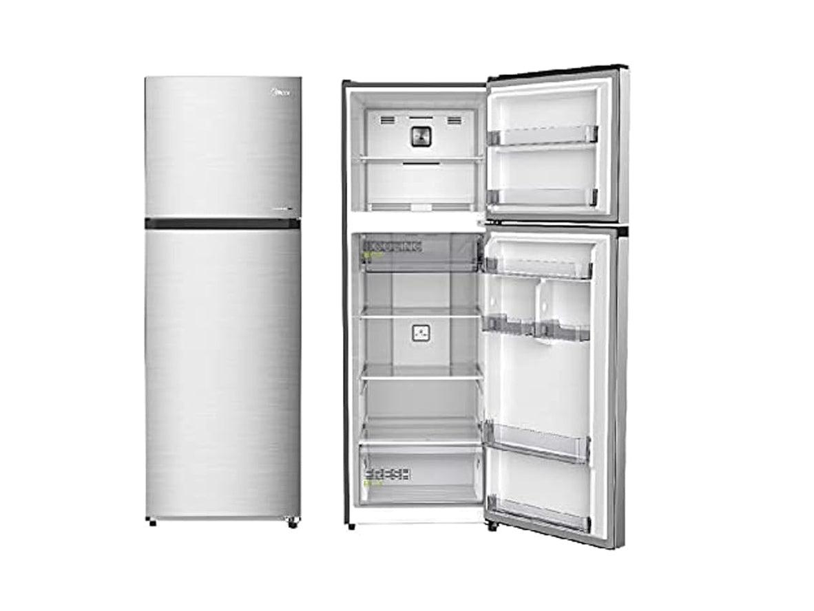 Midea Top Mount Refrigerator 385 Litres - 13.6 CFT - Silver - Zayoom