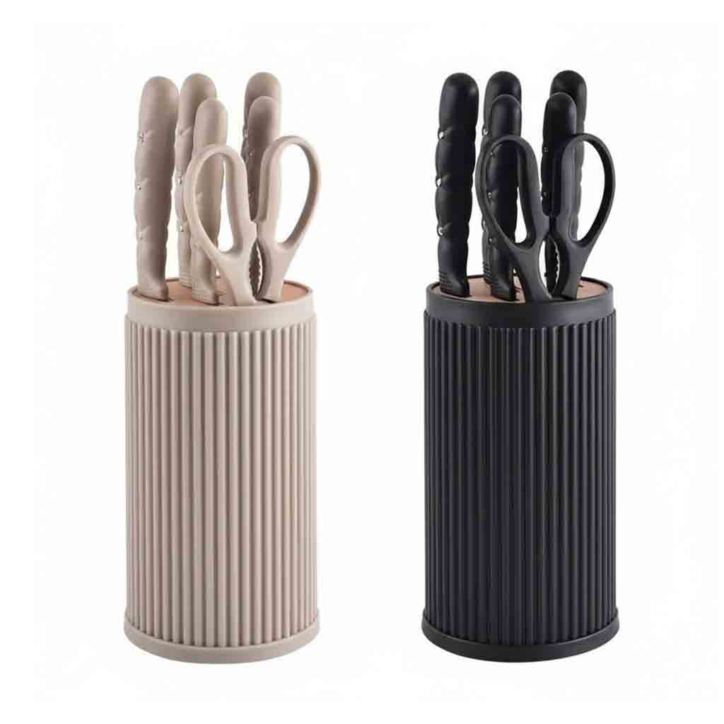 7 Piece Anti-Rust Utility Knives Set for Kitchen - Assorted Color