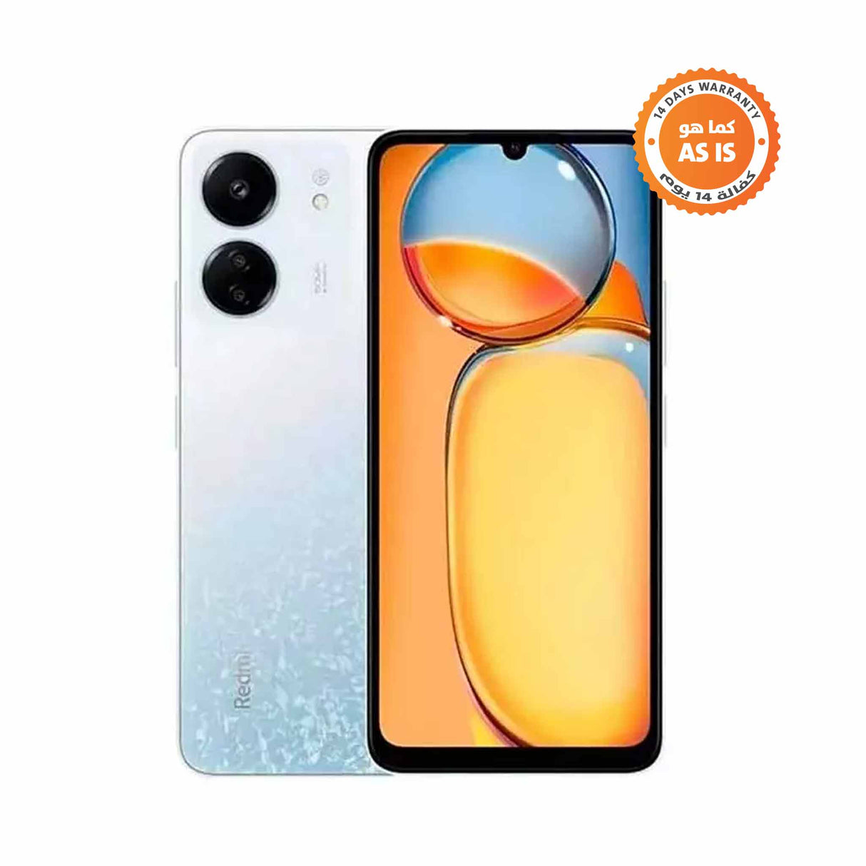 Xiaomi Redmi 13C - 8GB RAM - 256GB ROM - Mobile Phone - White (AS-IS) - Open Box - Zayoom