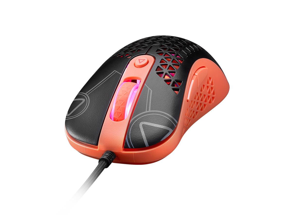 XPG Slingshot Wired Gaming Mouse - Black + Coral - Zayoom