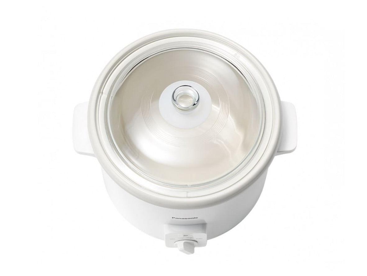 Panasonic Slow Cooker 5 Liters 3 Heat Settings with Heat-Resistant Glass Lid - Zayoom