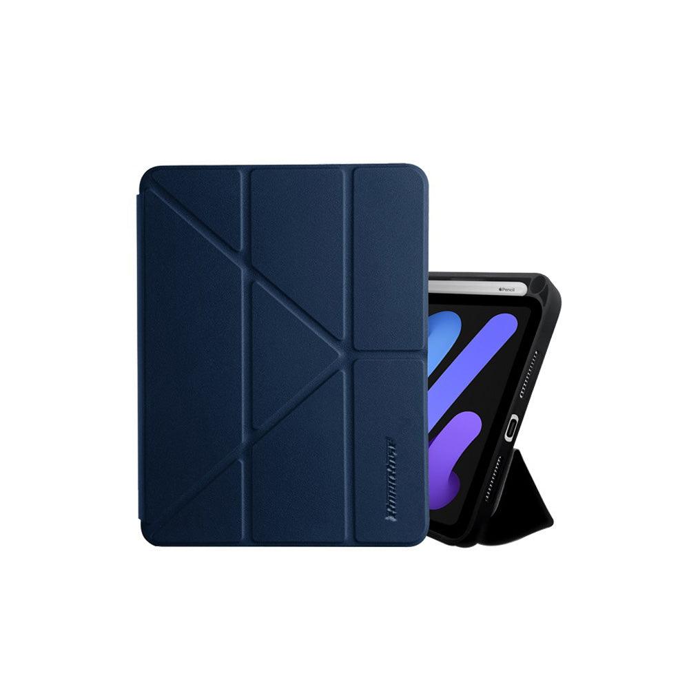 Rockrose Smart Tri-Fold Origami Folio For iPad mini 8.3 Inch - 2021 - Blue - Zayoom