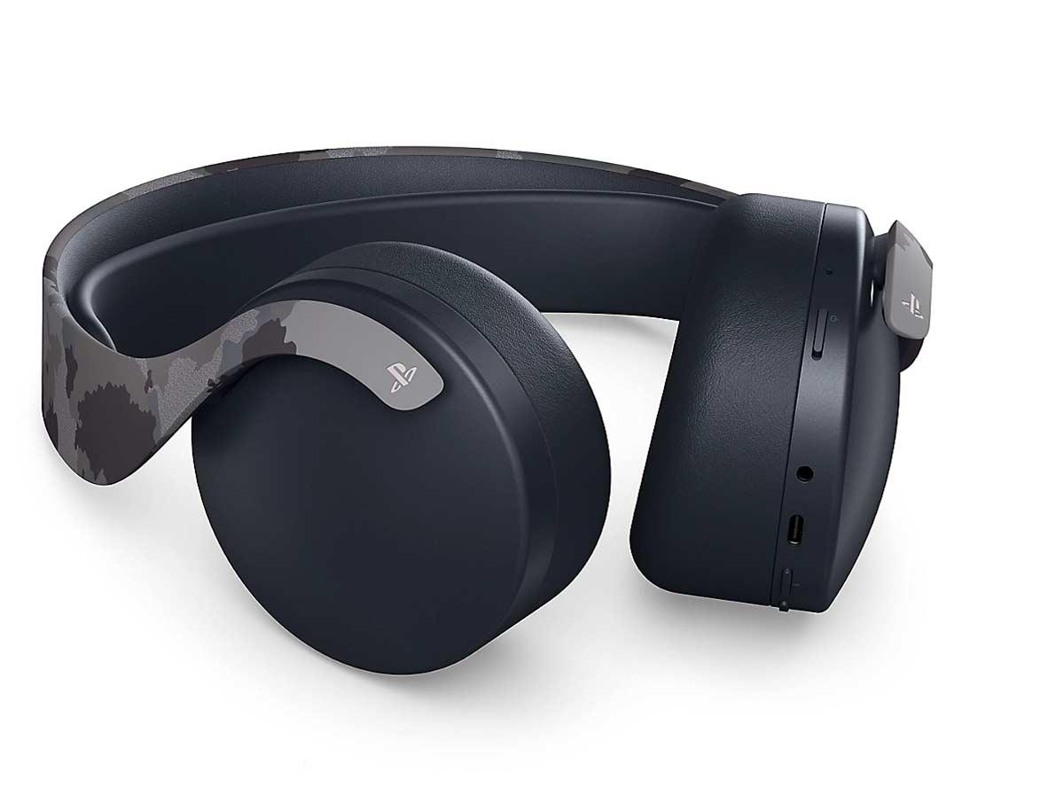 Sony PlayStation Pluse 3D™ Wireless Headset For PS5 - Gray Camouflage - Zayoom