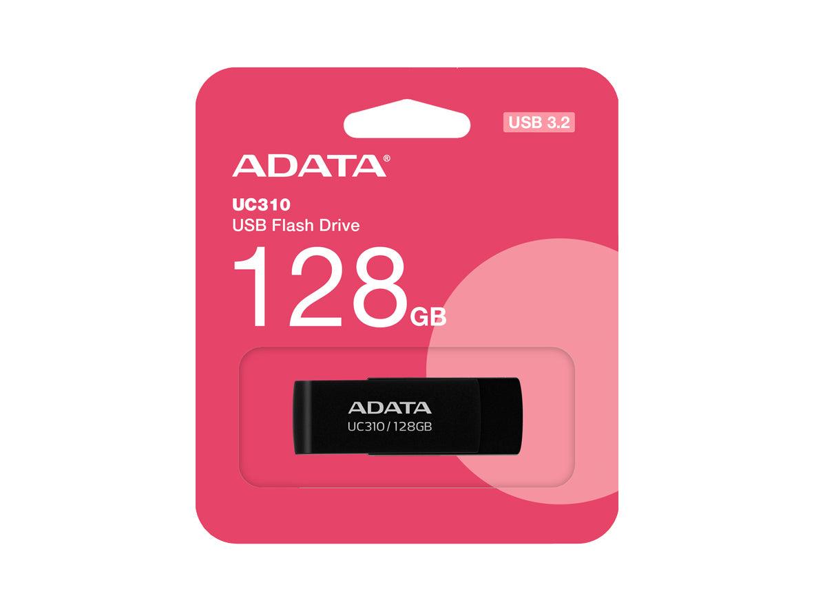 ADATA UC310 - 128GB - USB 3.2 Gen1 Flash Drive - Retail Black - Zayoom