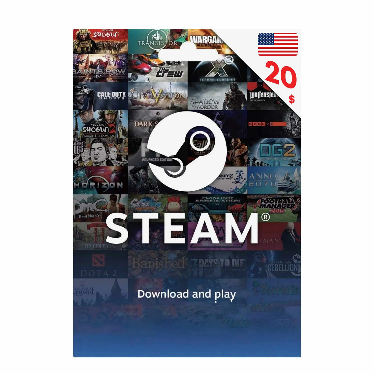 Steam 20$ USA