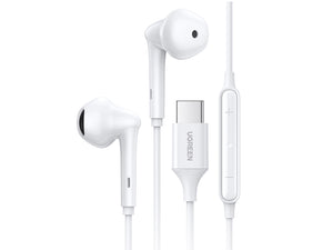 سماعات أذن سلكية UGREEN 60700 بموصل Type-C - بيضاء