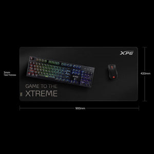 XPG Battleground XL Extra Large Gaming Mouse Pad - Black - Zayoom