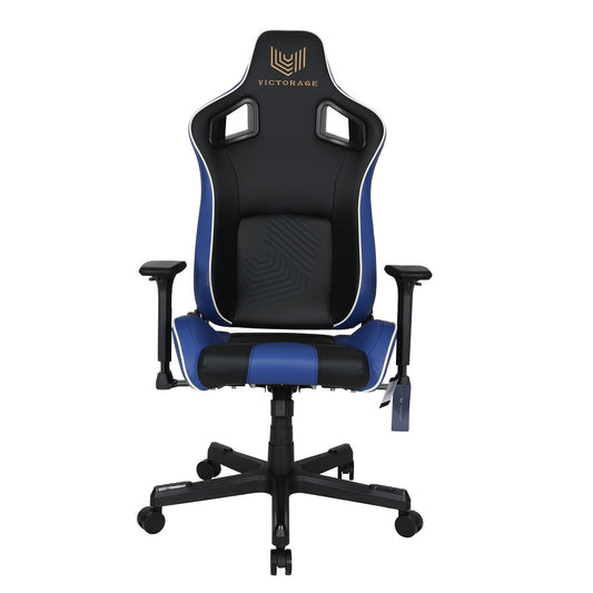 Victorage Premium PU Leather Gaming Chair - Delta Series - Blue/Black