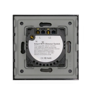 Smart WiFi Smart Dimmer Switch - Black