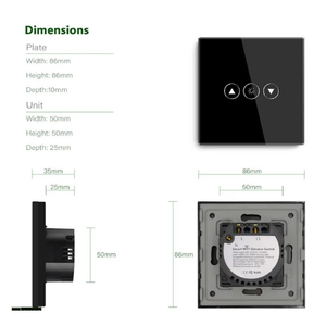 Smart WiFi Smart Dimmer Switch - Black