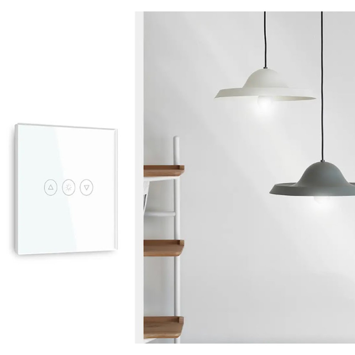 Smart WiFi Smart Dimmer Switch - White