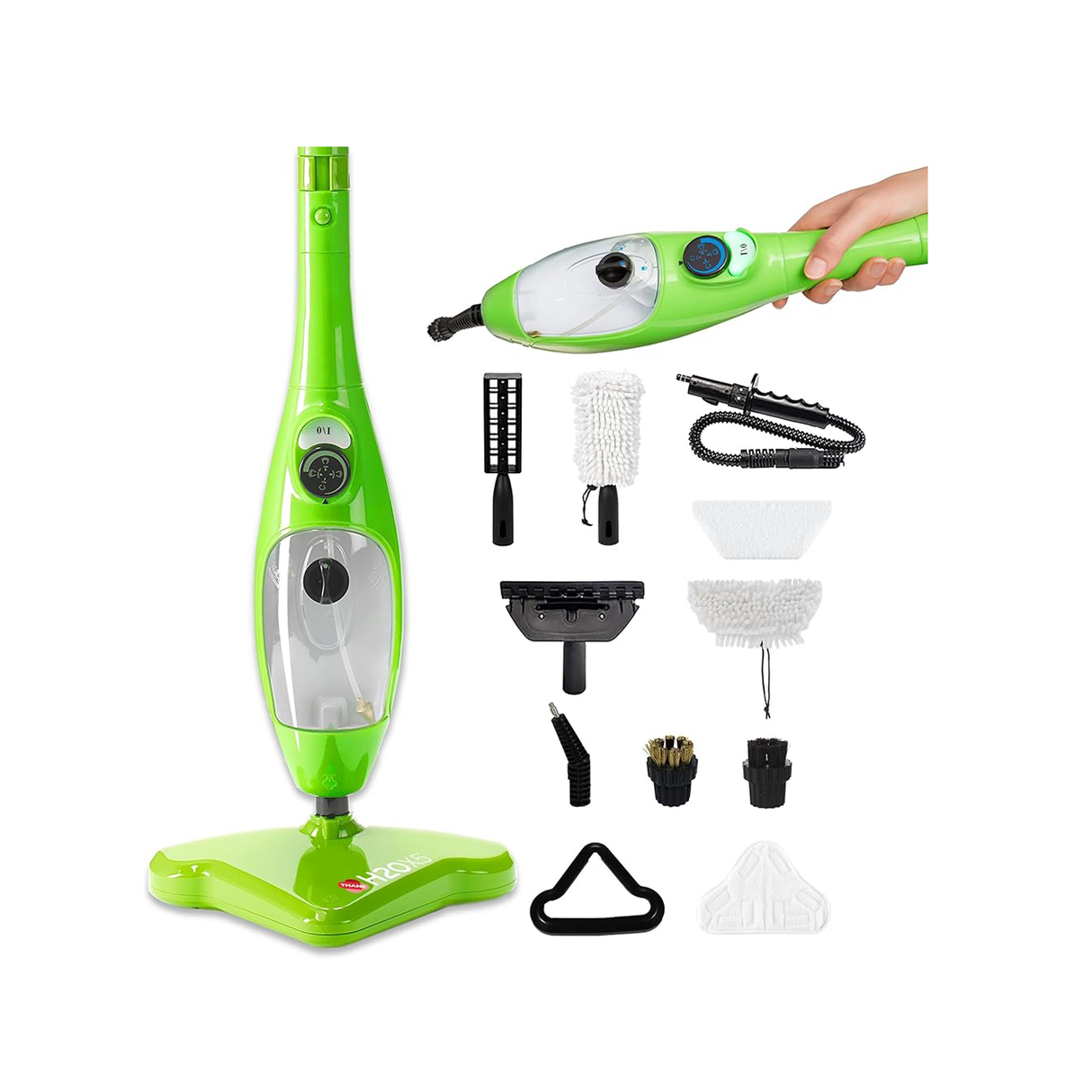 1300W 5-in-1 Multipurpose X5 Steam Mop Sweeper