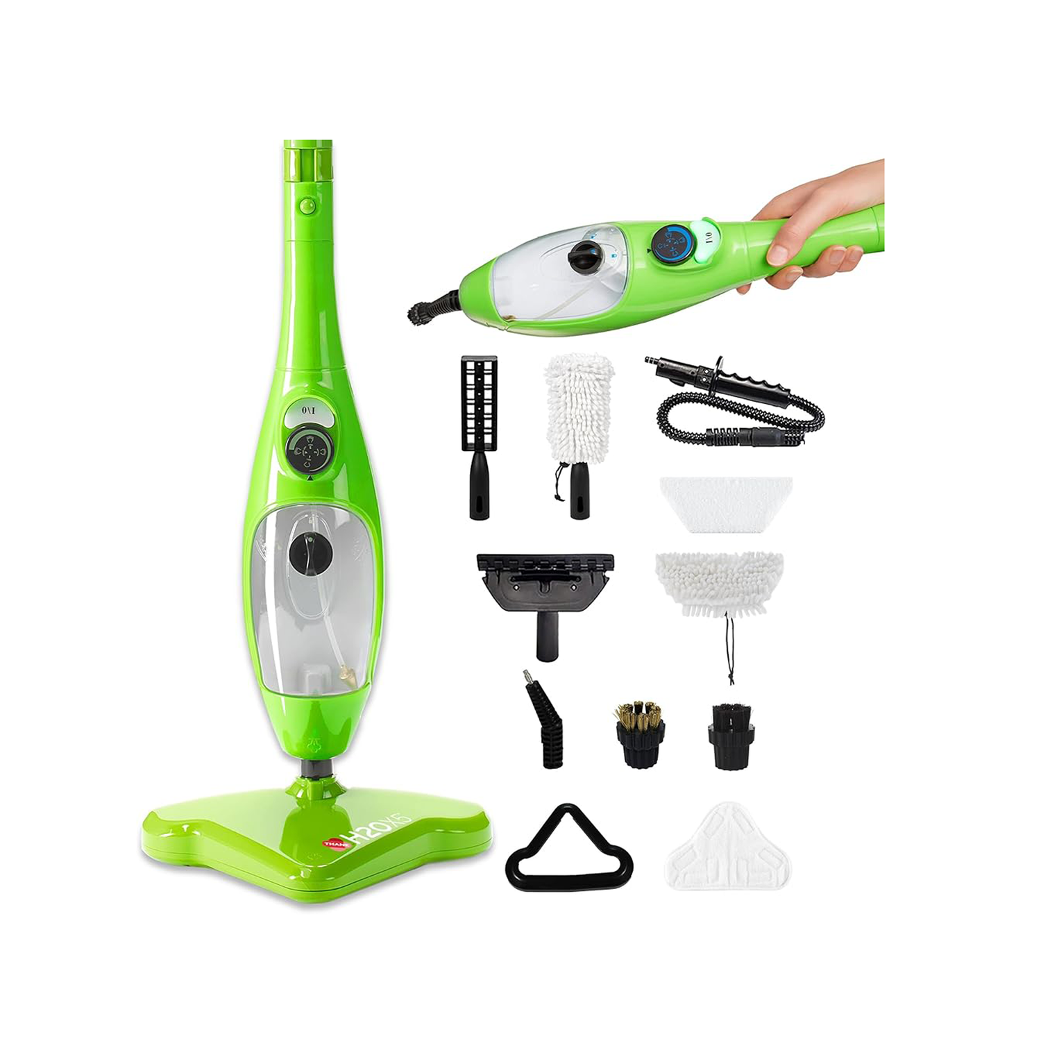 1300W 5-in-1 Multipurpose X5 Steam Mop Sweeper
