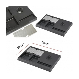 ساجا طقم غلاية كهربائية 1350 واط مع صينية وكوبين – أسود