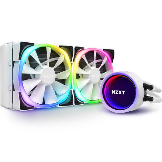 NZXT Kraken X53 RGB - 240mm Aer RGB Liquid Cooler - CPU Cooling - White