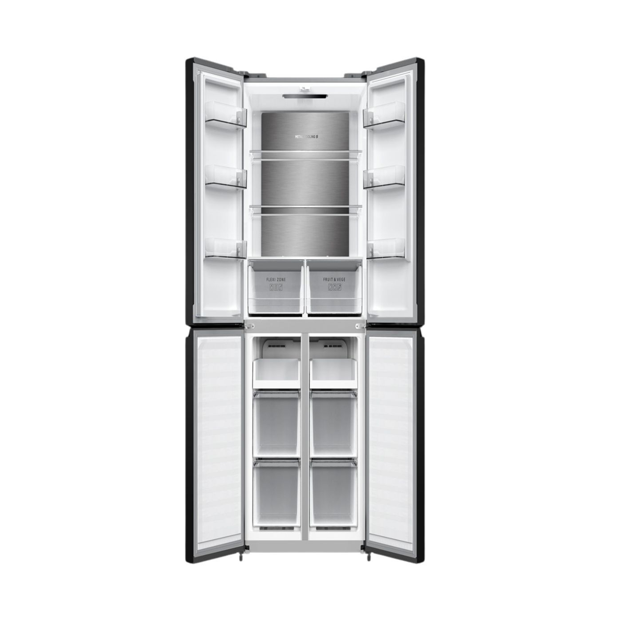 Panasonic 4 Door French Door Refrigerator 446 Liters 15.8 CFT - Black
