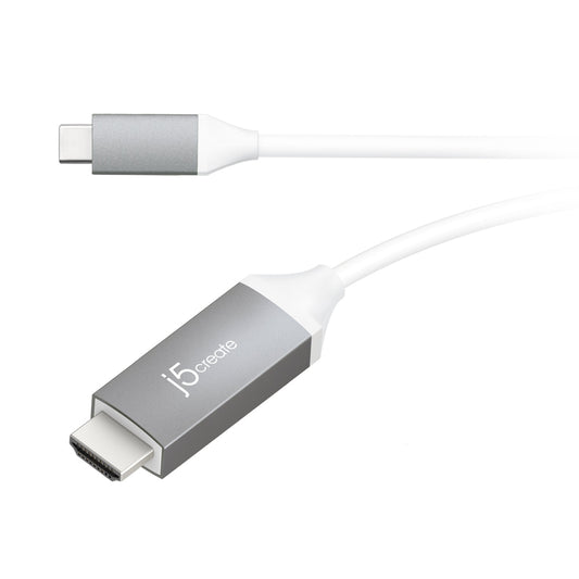 j5create USB-C to 4K HDMI Cable Adapter - Aluminium