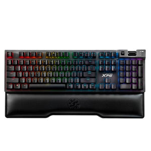 XPG SUMMONER Wired RGB Mechanical Gaming Keyboard with Wrist Rest (Cherry MX Red Switches) - Black