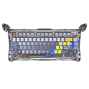   جرافاستار ميركوري كي1 برو بنسبة 75% كيبورد الألعاب الميكانيكي اللاسلكي – فضي إنترستيلار