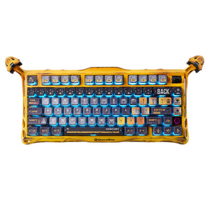  جرافاستار ميركوري كي 1 برو بنسبة 75%  كيبورد ألعاب ميكانيكية لاسلكية إصدار الحرب الخاصة - اصفر