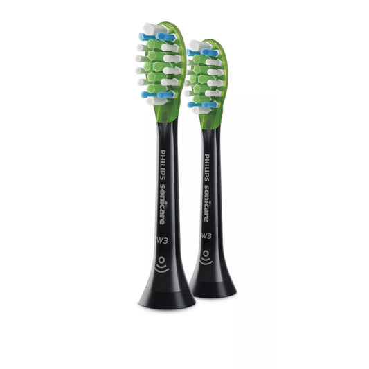 Philips Sonicare W3 Premium White Standard sonic Toothbrush Heads - Black