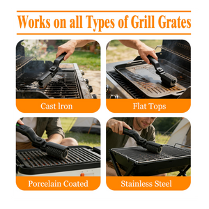 25W Cordless Rechargeable Electric BBQ Grill Cleaning Brush