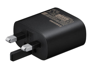 Samsung 25W Wall Charger For Super Fast Charging - Black (AS-IS) - Zayoom