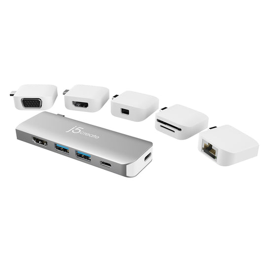 j5create USB-C Modular Mini Dock 11 -IN-1