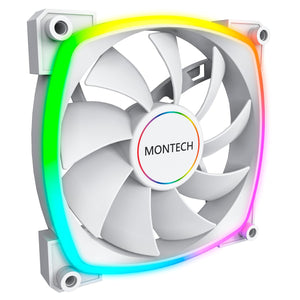 Montech AX140 PWM ARGB PC Case Fan (Single Pack) - White