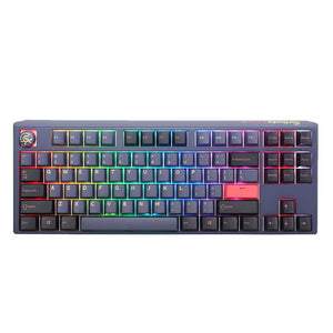 داكي اون 3 TKL آر جي بي لوحة مفاتيح ألعاب ميكانيكية سلكية قابلة لتبديل المفاتيح (مفاتيح Blue) - كوزميك بلو (تخطيط عربي)