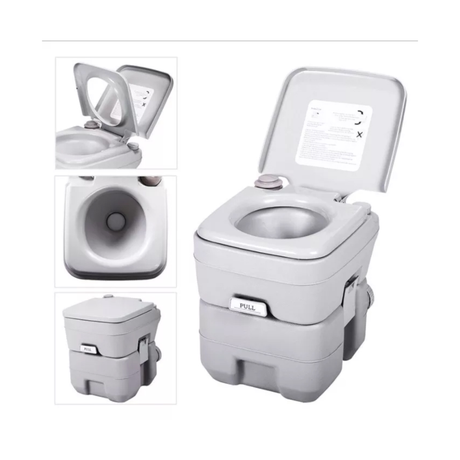 مرحاض محمول خارجي للأطفال والكبار للجولات والعطلات والنزهات