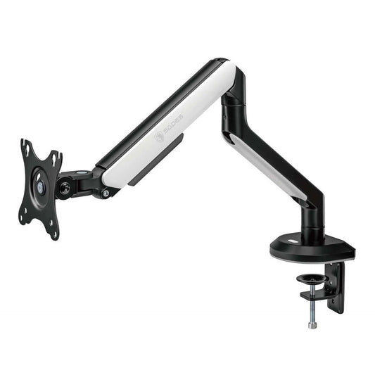 Sades Apep RGB Single Monitor Mount Arm for Gaming & Office Fit Screen Size 17"-32" - White