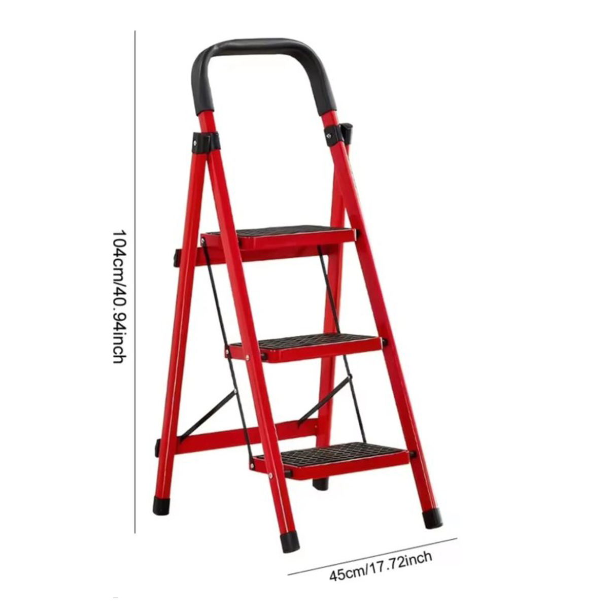 سلم منزلي 3 درجات سعة 90 كجم A120B-3