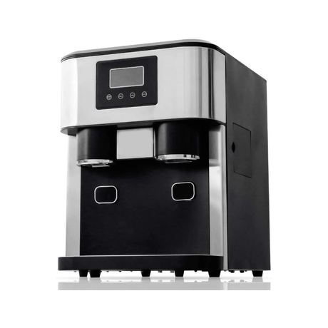3-in-1 Ice Maker With Crusher & Cold Water Dispenser, 1.8L Water Reservoir, 600g Storage, 15–18kg - Day Output