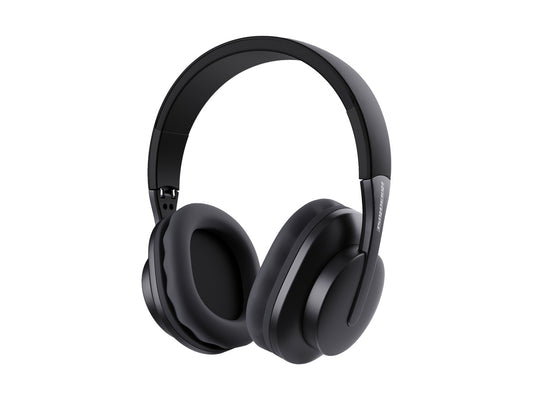 Rockrose Bluetooth and Wired Dual Mode Headphones Black+Gun Metal