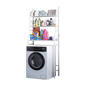 3 Layer Metal Washing Machine Shelf Rack for Storage & Organizing