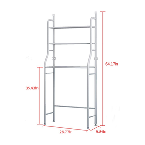 3 Layer Metal Washing Machine Shelf Rack for Storage & Organizing