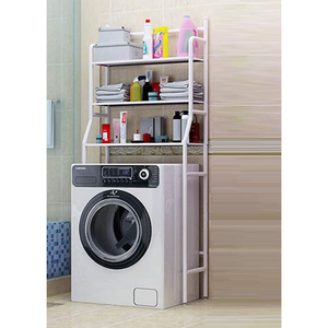 3 Layer Metal Washing Machine Shelf Rack for Storage & Organizing