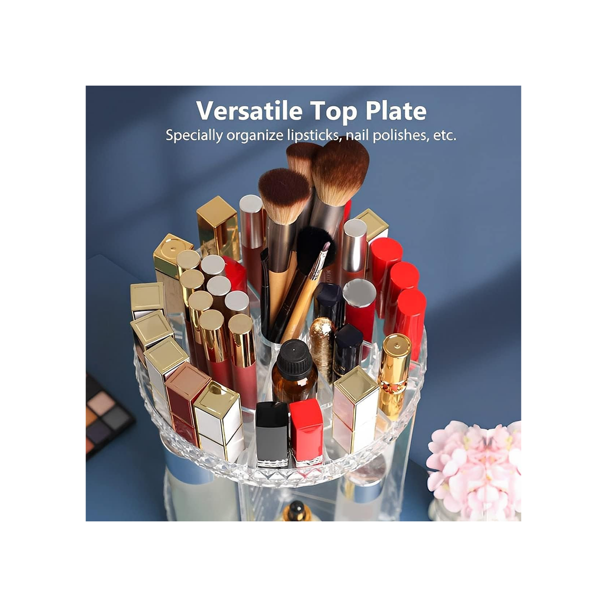 3 Tiers 360° Rotating Makeup Organiser
